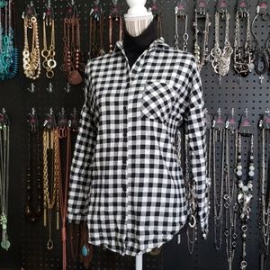Ladies Plaid Flannel Shirt